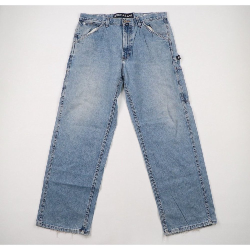 Nautica | Jeans | Vintage 9s Nautica Mens 36x32 Distressed Spell 